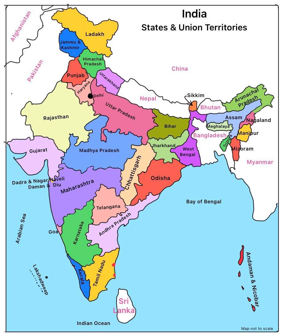 Political Map of India